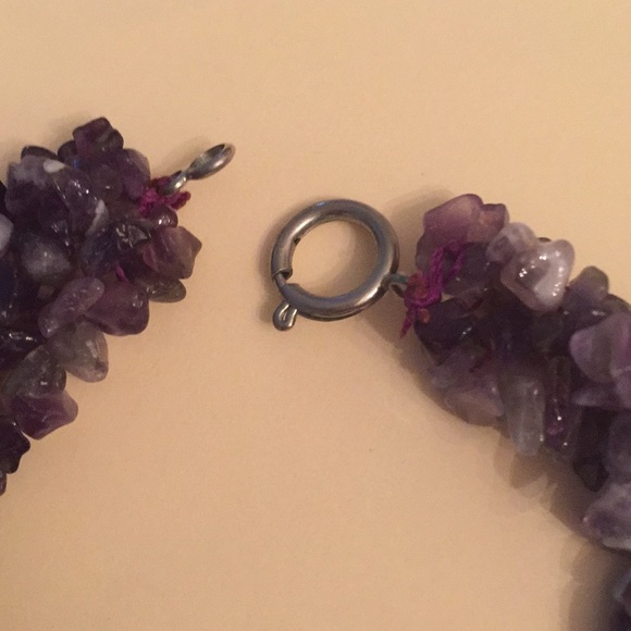 Purple necklace and bracelet - Picture 2 of 7